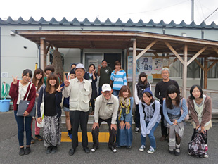 石巻仮設住宅訪問